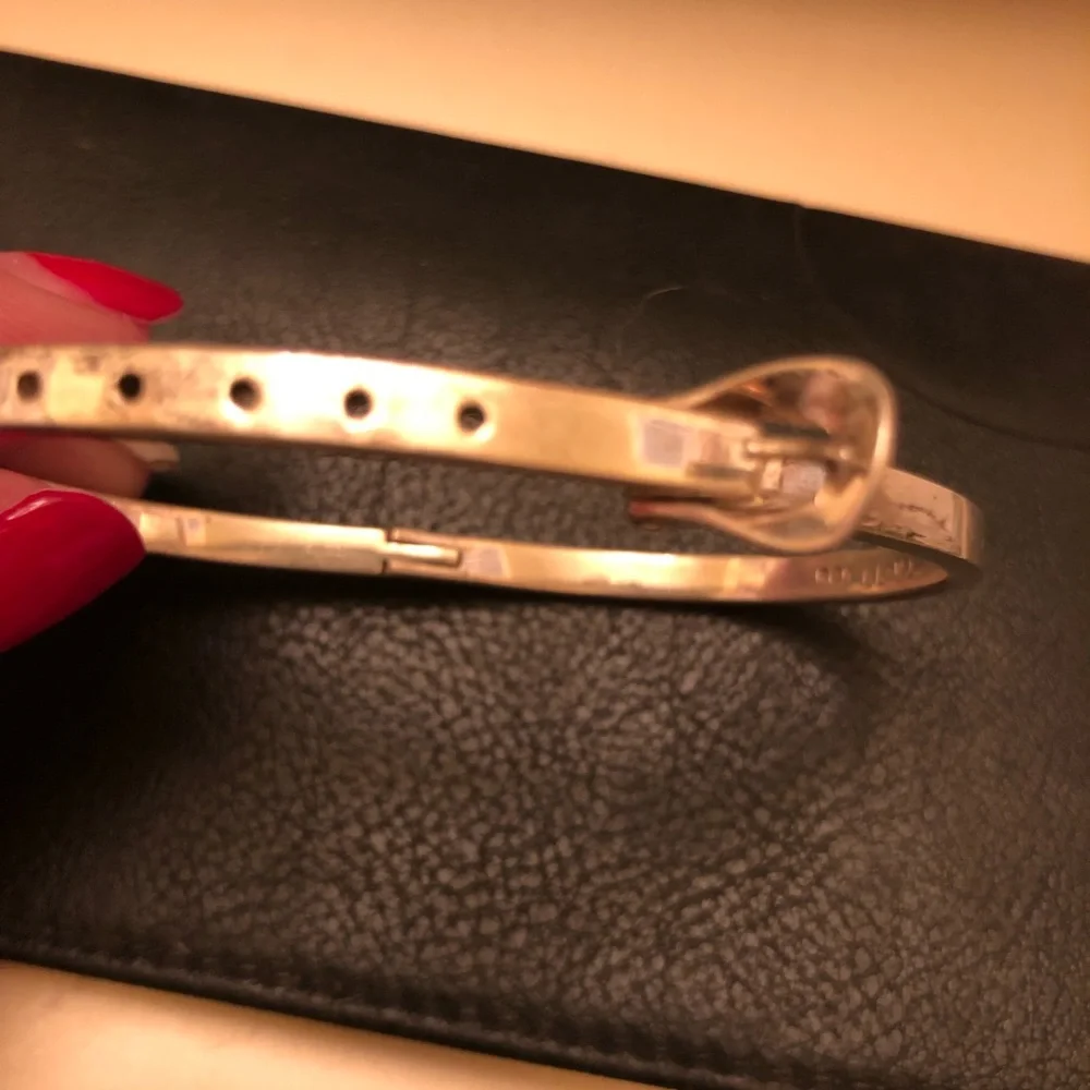 Sterling silver buckle bracelet iconic classic - Picture 6 of 6